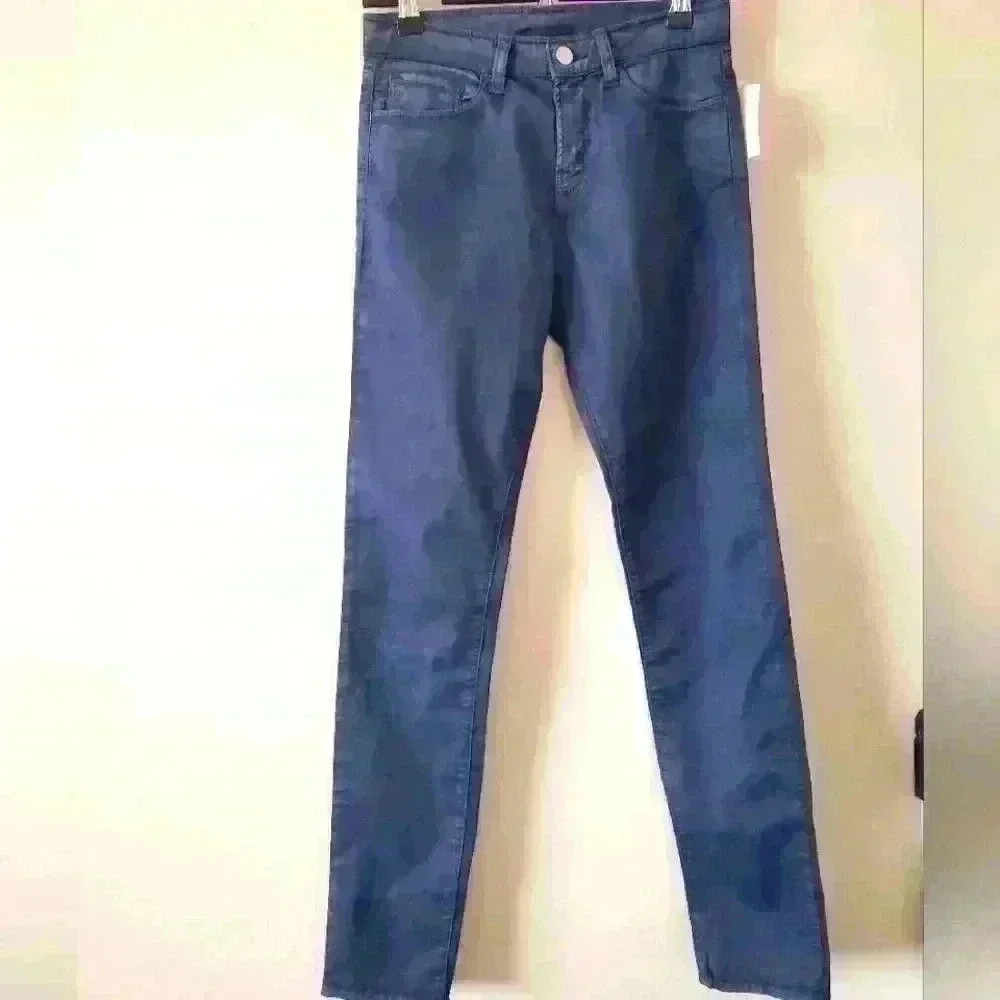 Emporio Armani NEW WITH TAGS blue cotton skinny fit cotton pants